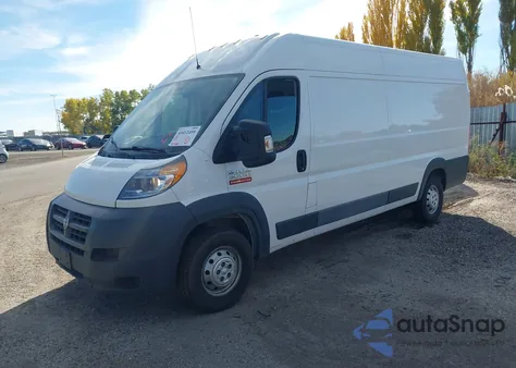 2016 Ram Promaster 3500 High Roof z USA, uszkodzony, nr VIN 3C6URVJG4GE131215